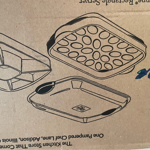 Pampered chef serving tray - Picture 3 of 9